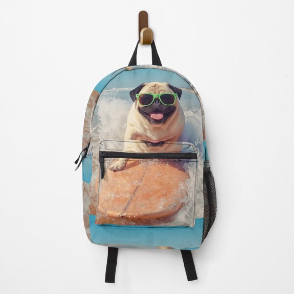 Item preview, Pug on a surfboard designed and sold by greentiger1.