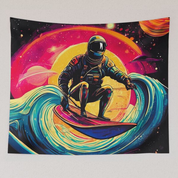 Item preview, Space Surfing on Galactic Waves designed and sold by Zofia Sosnecka.