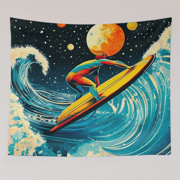 Item preview, Space Surfing on Galactic Waves designed and sold by Zofia Sosnecka.