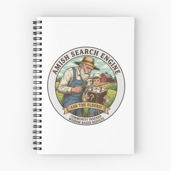 Item preview, Amish Search Engine: Ask The Elders! - Community Indexed Wisdom & Results designed and sold by RedDelaney.