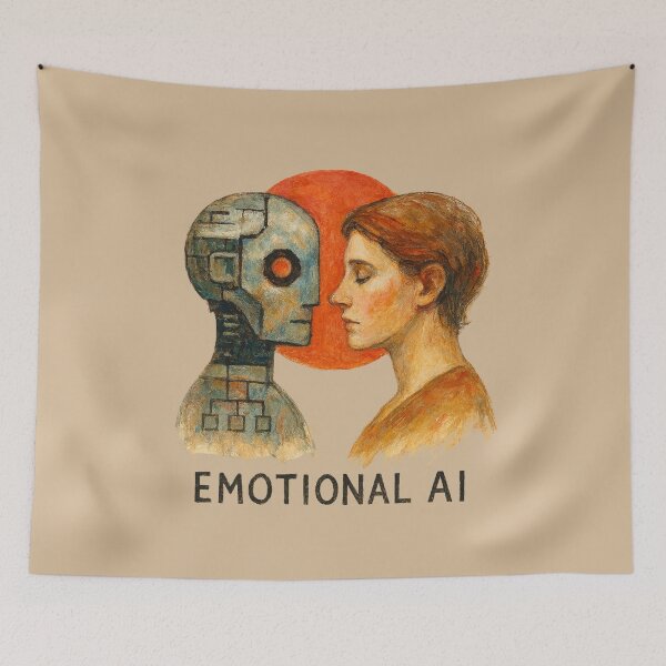 Item preview, Emotional AI – Human and Machine in Dialogue designed and sold by Design_Your_Day.