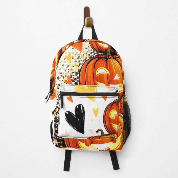 Item preview, Halloween Pumpkin Stack with Hearts designed and sold by Exodoi.