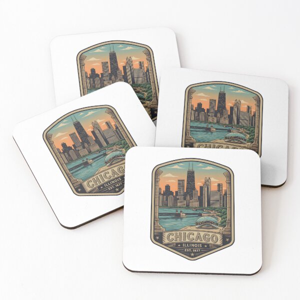 Item preview, Chicago Illinois Vintage Travel Patch  designed and sold by LittleArij.