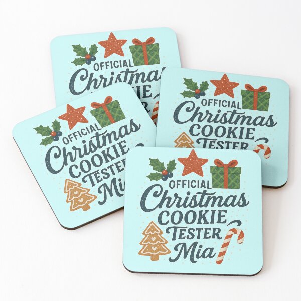 Item preview, Christmas Gift for Mia – Official Cookie Tester designed and sold by Meandmyshop.
