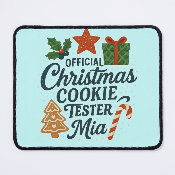 Item preview, Christmas Gift for Mia – Official Cookie Tester designed and sold by Meandmyshop.
