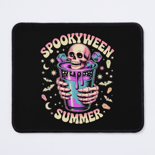Item preview, Spookyween Summer Skull Cup Design – Neon Pastel Aesthetic Halloween Drink Art for Spooky Season Fans designed and sold by GemBob Creations.