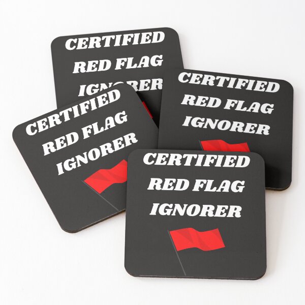 Item preview, Certified Red Flag Ignorer – Funny Unisex T-Shirt designed and sold by OAY.