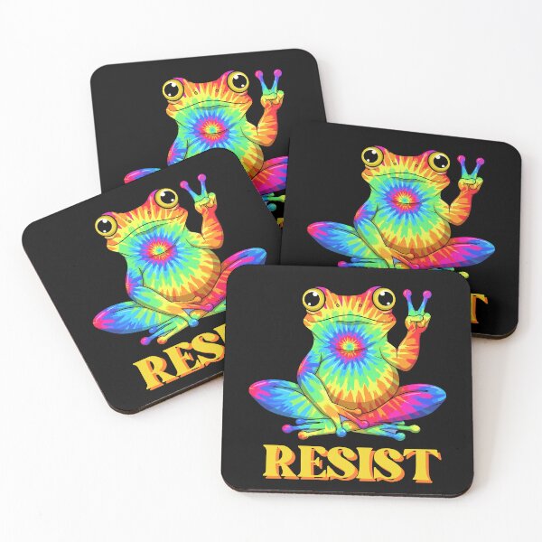 Item preview, Portland Frog Resist Tie Dye designed and sold by AESTHETISCAPES.