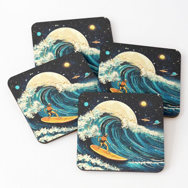 Item preview, Space Surfing on Galactic Waves designed and sold by Zofia Sosnecka.