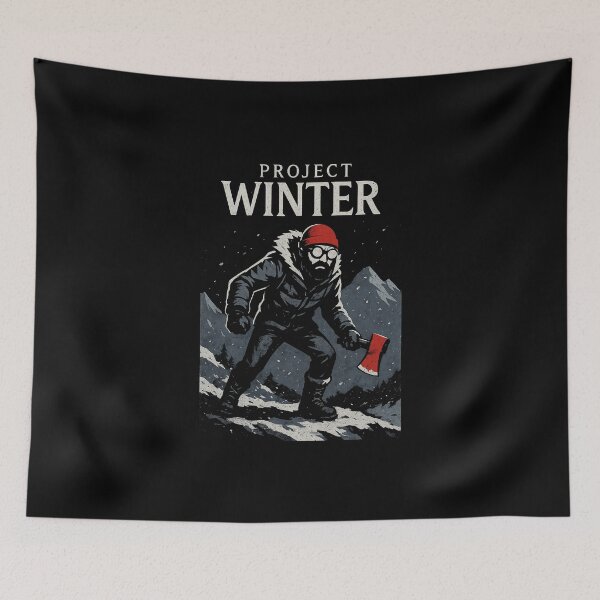 Item preview, Project Winter Minimalist Poster – Frozen Escape designed and sold by El Hermano Gym.