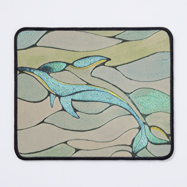 Item preview, A shiny dolphin in ocean waves designed and sold by SaraMN88.