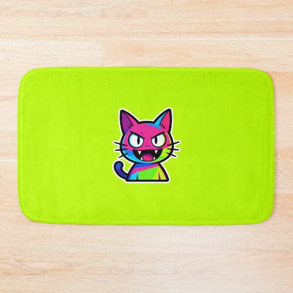 Item preview, Cartoon Cat Sticker – Cute & Colorful Vector Art designed and sold by Ongoing3007.