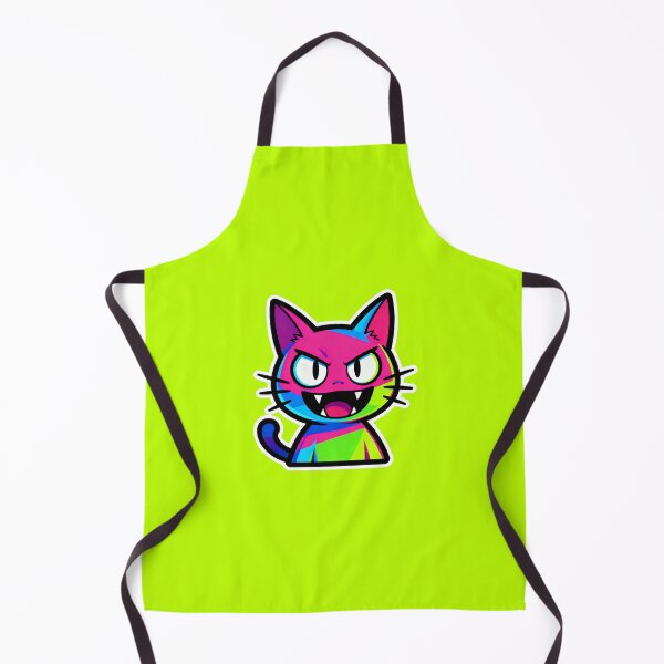 Item preview, Cartoon Cat Sticker – Cute & Colorful Vector Art designed and sold by Ongoing3007.