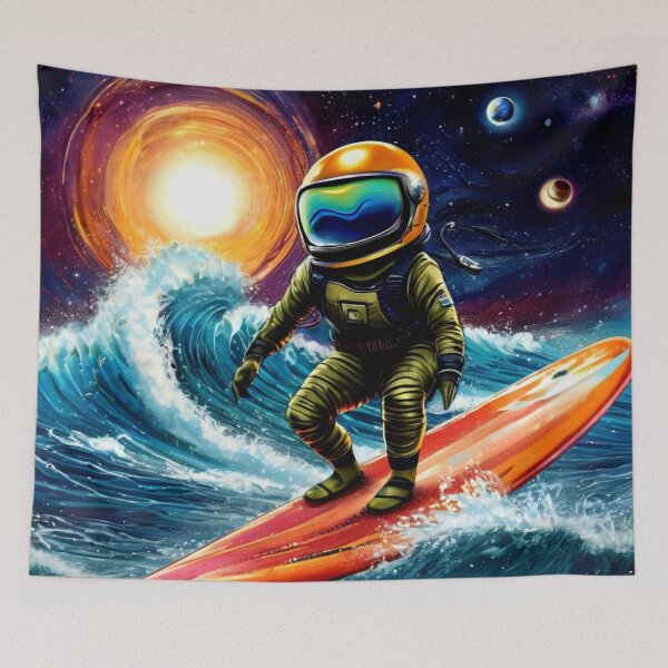 Item preview, Space Surfing on Galactic Waves designed and sold by Zofia Sosnecka.