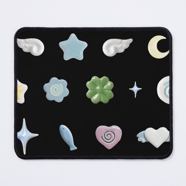Item preview, lucky star charm sticker pack for journaling designed and sold by sweetfeelings.