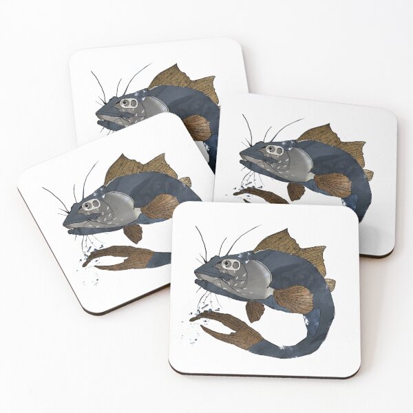 Aperçu de l'œuvre Poisson-chat fabriqué à partir de différents objets créée et vendue par EvaCreel.
