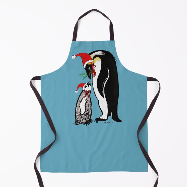 Item preview, Christmas Penguins with Santa hats designed and sold by Joslin Fields.