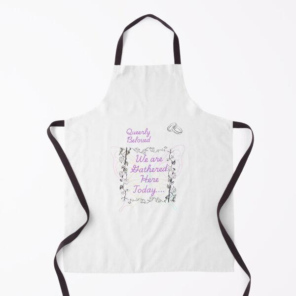 Item preview, Queer Wedding Design Saying Queerly Beloved designed and sold by DisabledTangles.