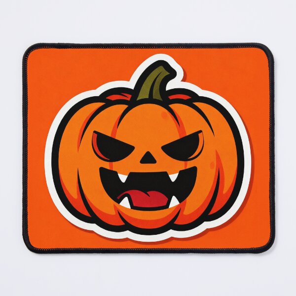 Item preview, Cartoon Pumpkin Sticker – Fun Halloween Vector Art designed and sold by Ongoing3007.