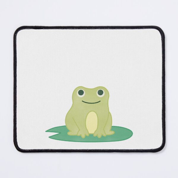 Artikelvorschau, winziger süßer grüner Frosch und Seerosenblatt entworfen und verkauft von winterpumpkin.