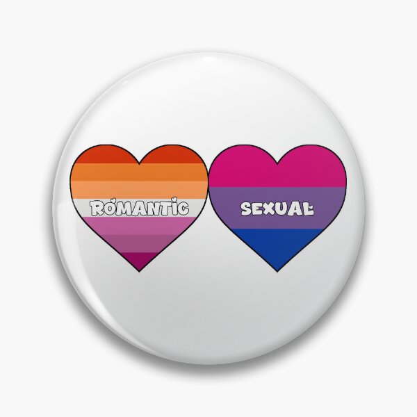 Item preview, Orientation Identity Hearts - Homoromantic Bisexual (W/W) designed and sold by SatanicCandy.
