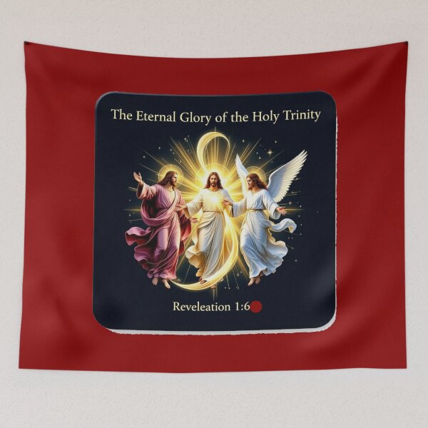 Item preview, The Eternal Glory of the Holy Trinity – 3D Revelation 1:6,  designed and sold by PaintMeWorld.