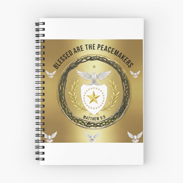 Item preview, Gold Peacemaker Matthew 5:9 Design | Christian Dove Shield Beatitudes Apparel designed and sold by PatriotPrint.