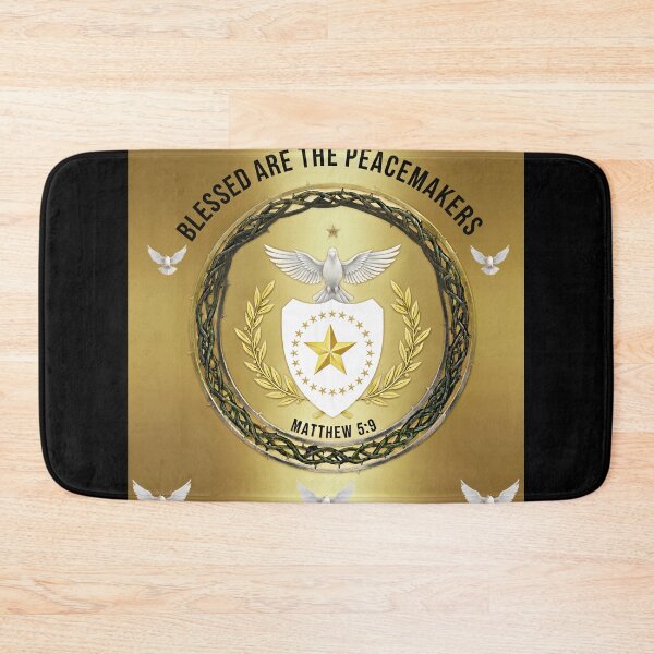 Item preview, Gold Peacemaker Matthew 5:9 Design | Christian Dove Shield Beatitudes Apparel designed and sold by PatriotPrint.
