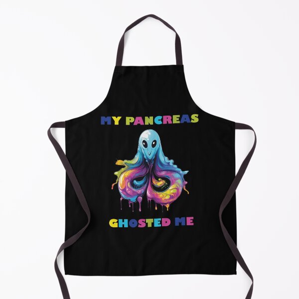 Item preview, My Pancreas Ghosted Me – Colorful Ghost Anatomy Art designed and sold by LolekCraft.
