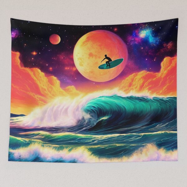 Item preview, Space Surfing on Galactic Waves designed and sold by Zofia Sosnecka.