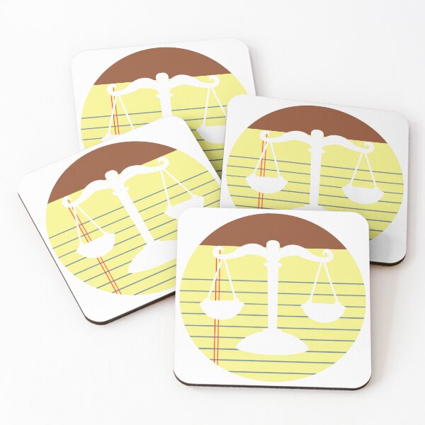 Item preview, Scales of Justice on Yellow Legal Pad – Law Student & Lawyer Design designed and sold by MagicMe-JD.