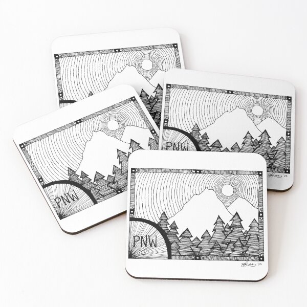 Item preview, PNW Line Art designed and sold by SincerelySera.