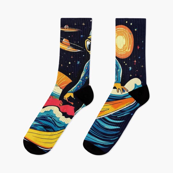 Item preview, Space Surfing on Galactic Waves designed and sold by Zofia Sosnecka.