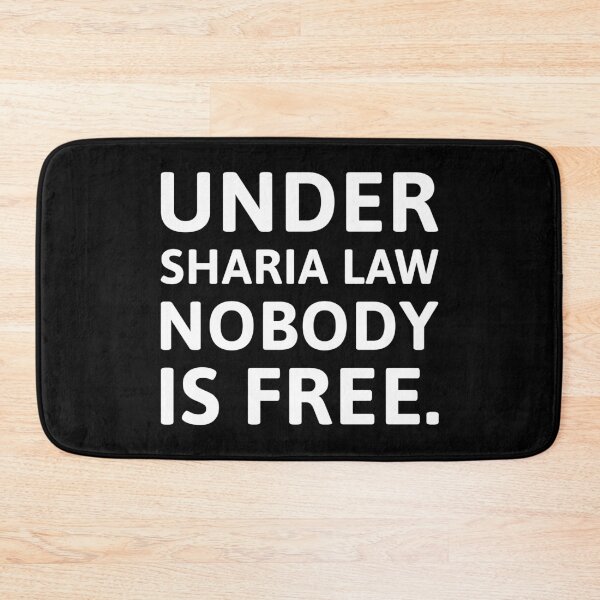 Item preview, Under Sharia law nobody is free.  designed and sold by Rachel the Artist .