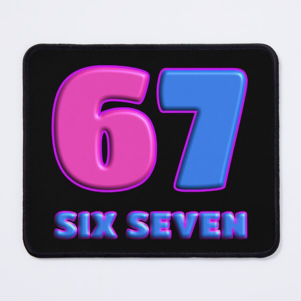Item preview, 67 Six Seven Meme Y2K Bubble Retro Look designed and sold by VibeWorksByM.