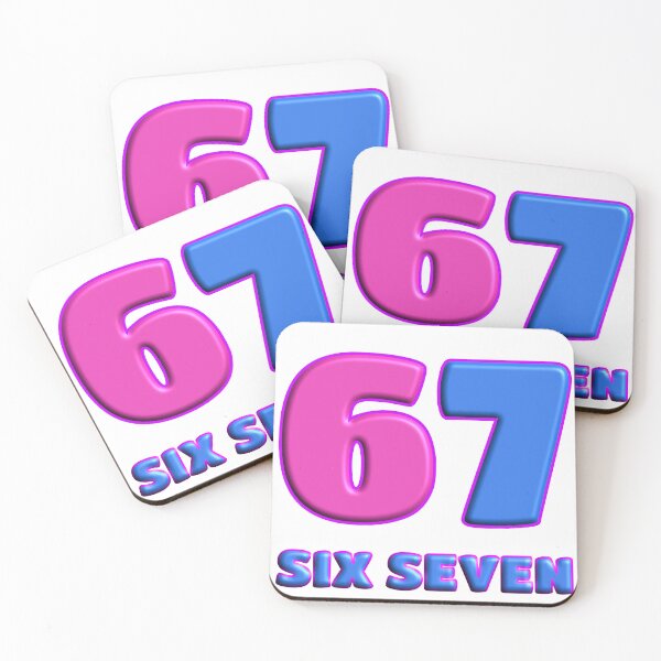 Item preview, 67 Six Seven Meme Y2K Bubble Retro Look designed and sold by VibeWorksByM.