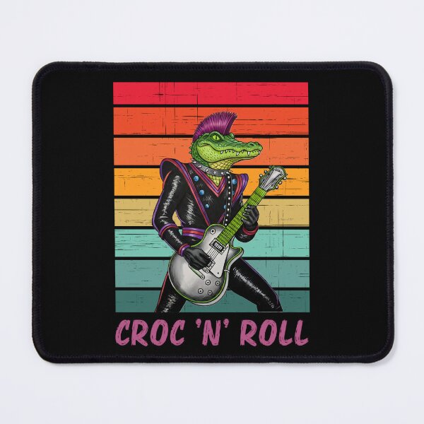 Item preview, Croc ’n’ Roll – Punk Alligator Guitarist designed and sold by SidTastic .