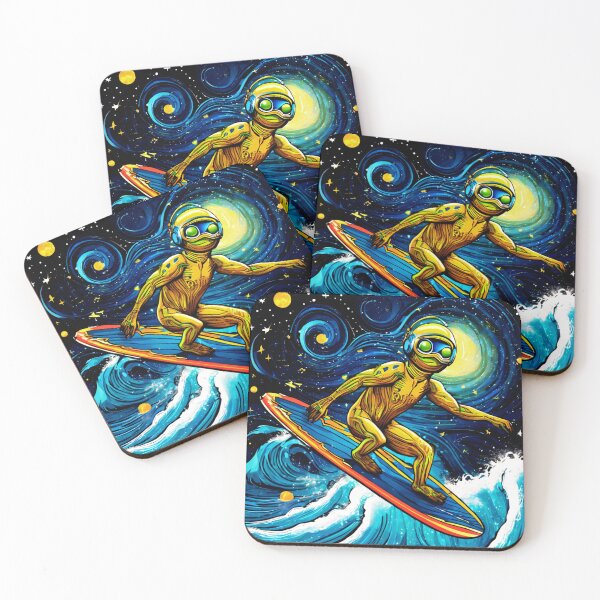 Item preview, Space Surfing on Galactic Waves designed and sold by Zofia Sosnecka.