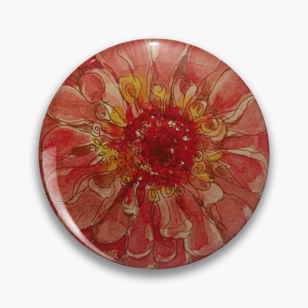 Item preview, Red Zinnia designed and sold by Kara Draws.