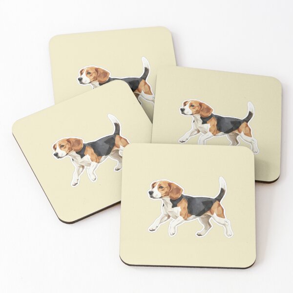 Item preview, Beagle Walking Classic Polygonal Watercolor designed and sold by bsbd-action.