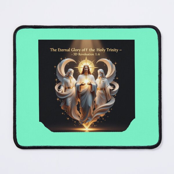 Item preview, The Eternal Glory of the Holy Trinity – 3D Revelation 1:6, designed and sold by PaintMeWorld.