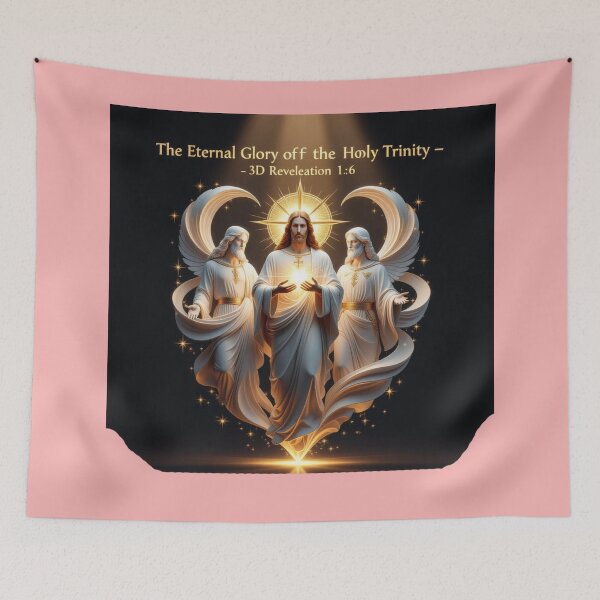 Item preview, The Eternal Glory of the Holy Trinity – 3D Revelation 1:6,  designed and sold by PaintMeWorld.