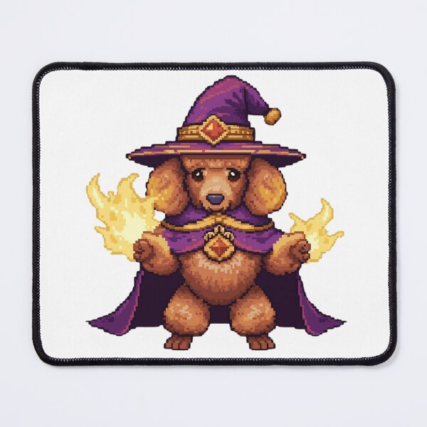 Item preview, Poodle – Pixel RPG Mage designed and sold by inkedcharmco.