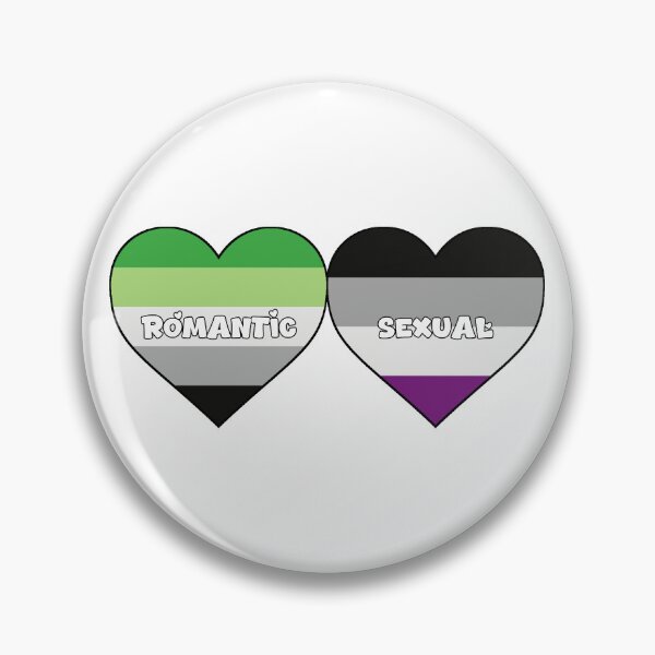 Item preview, Orientation Identity Hearts - Aromantic Asexual designed and sold by SatanicCandy.