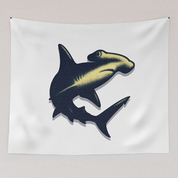 Item preview, RETRO HAMMERHEAD – Newspaper Cutout Style designed and sold by RICK-TURNER.