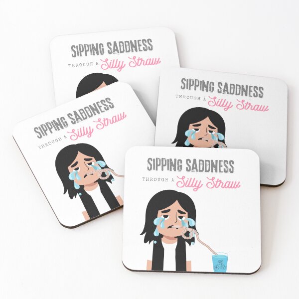 Item preview, Sipping Sadness Through a Silly Straw, Quirky Humor designed and sold by DisabledTangles.