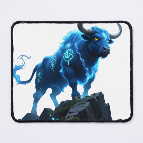 Item preview, Blue Thunder and Lightning Bull designed and sold by DesingScan.