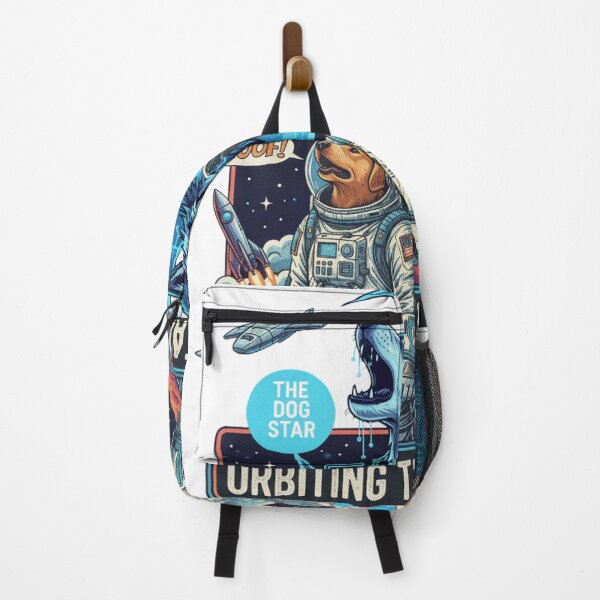 Item preview, Orbiting The Dog Star | Astronaut Dogs & Howling Wolf Moon designed and sold by DiditalDesign.