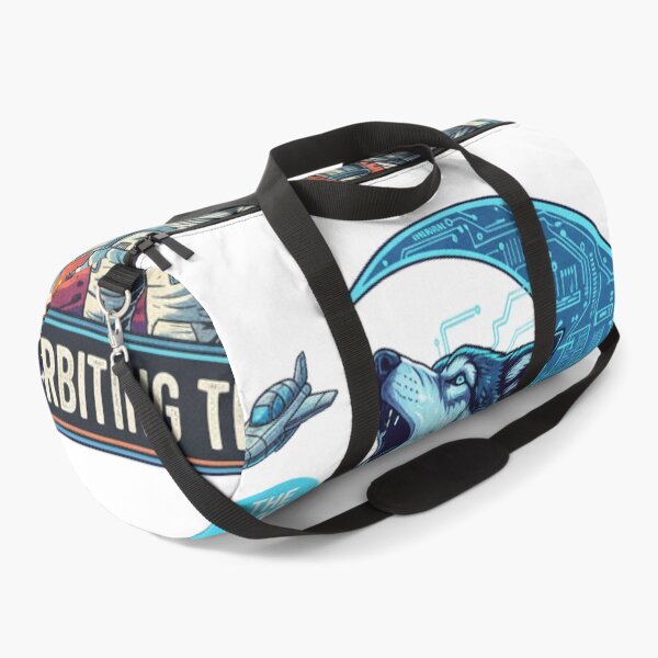Item preview, Orbiting The Dog Star | Astronaut Dogs & Howling Wolf Moon designed and sold by DiditalDesign.