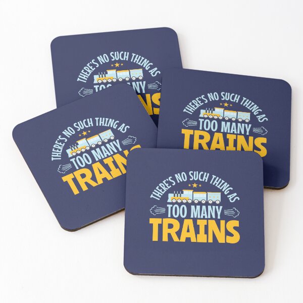 Item preview, There's No Such Thing As Too Many Trains designed and sold by jaygo.